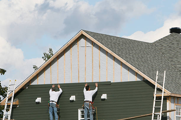 Professional Siding Installation technician working in Abington, PA